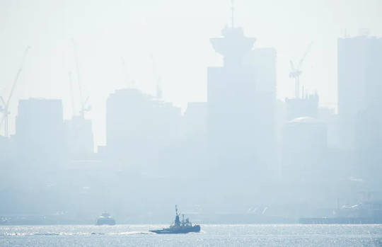 Metro Vancouver issued an air quality advisory on Sept. 8, 2020, due to the smoke from wildfires burning south of the U.S. border.
